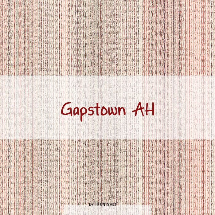 Gapstown AH example